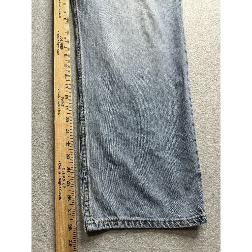 Vintage Levi's Signature Jeans Mens 40x30 (38x29) Light Wash Relaxed Fit Denim